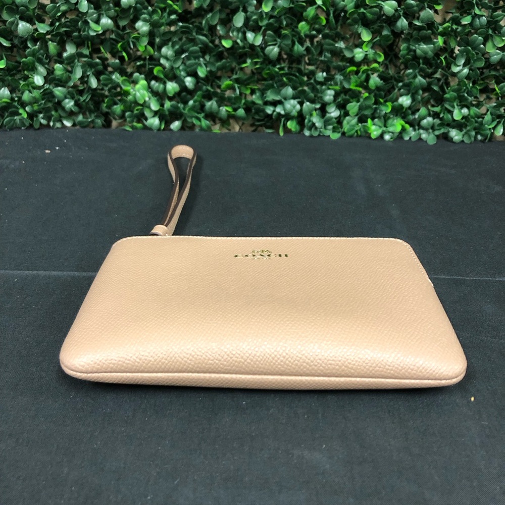 Coach Corner Zip Wristlet - Picture 4 of 16